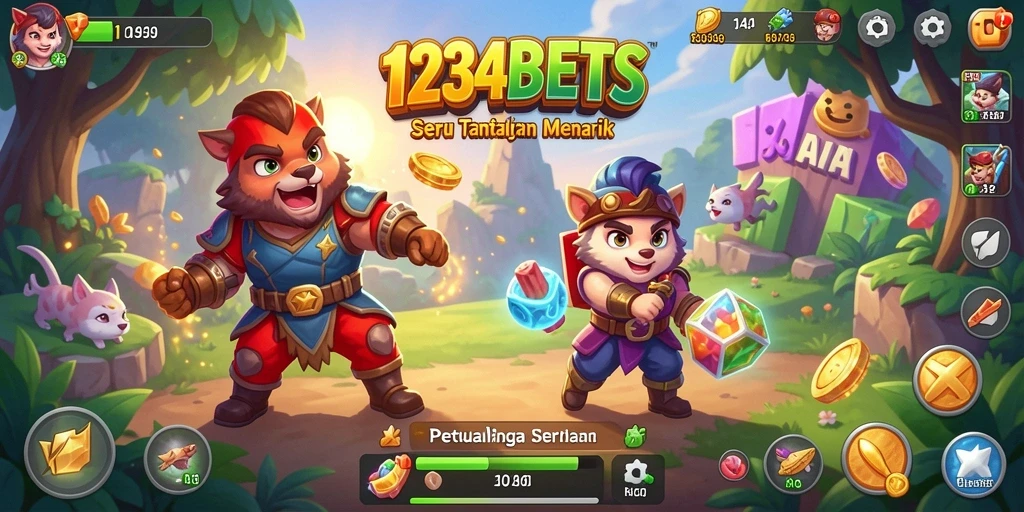 Tampilan gameplay seru dari 1234BETS yang penuh tantangan.
