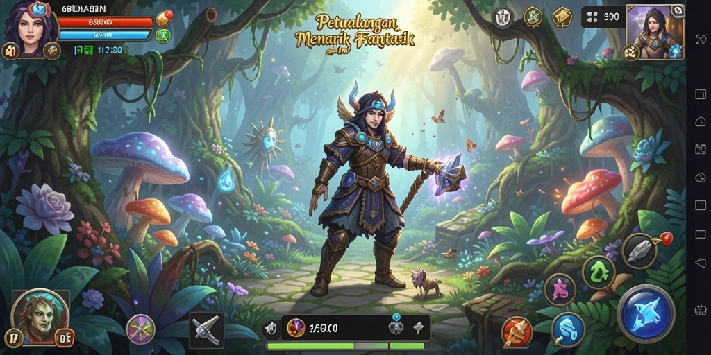 Screenshot gameplay ARPG yang menegangkan dan penuh aksi.