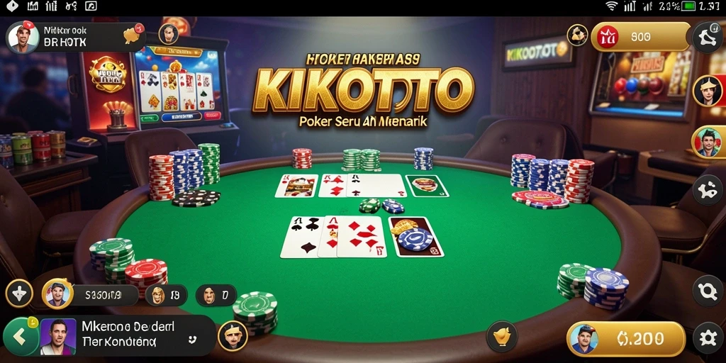 Tampilan gameplay KIKOTOTO yang menarik dan menghibur.