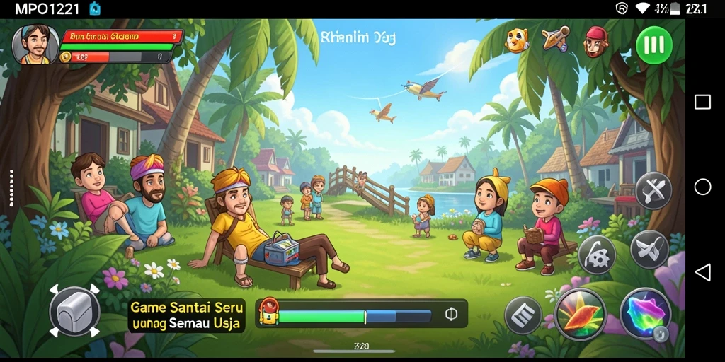 Tampilan gameplay MPO1221 yang seru dan menghibur.