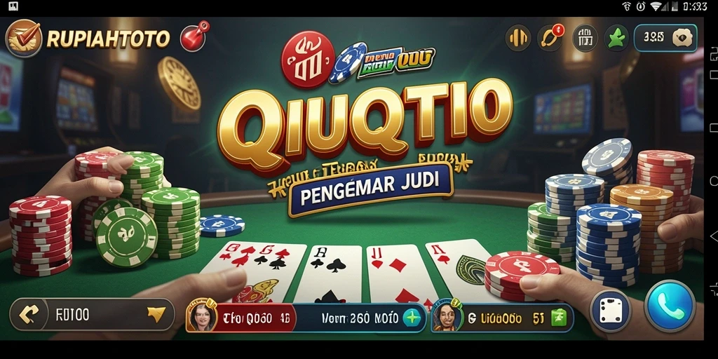 Tampilan menarik dari gameplay QiuQiu di RUPIAHTOTO.