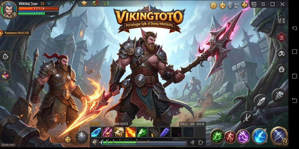Gameplay menarik VIKINGTOTO dengan petualangan dan pertempuran epik.