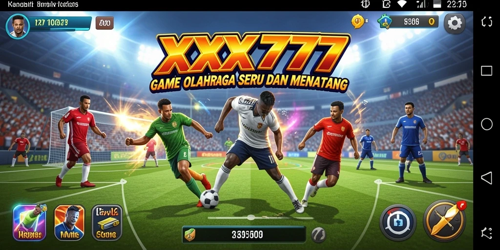 Tampilan gameplay <strong>XXX777</strong> yang atraktif dan dinamis.